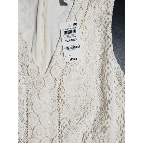 Charter Club Womens Sleeveless Lace Fit and Flare - Picture 3 of 3